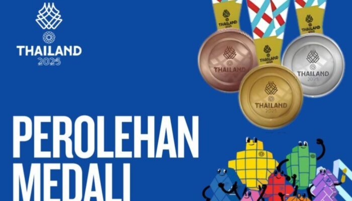 Klasemen Medali SEA Games Thailand 2025 Indonesia di Posisi Kedua