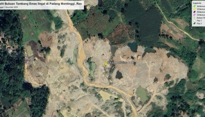 Puluhan Titik tambang Emas Ilegal dan Ratuasan Hektar lahan rusak akibat PETI