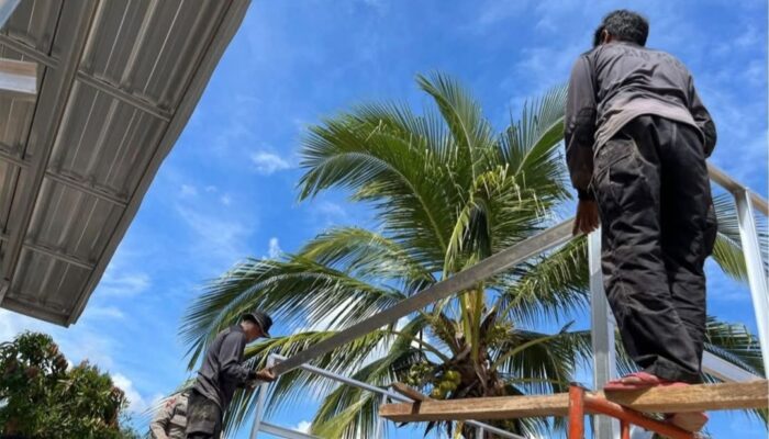 BNPB Percepat Pembangunan 34 Huntara di Nagari Anduring