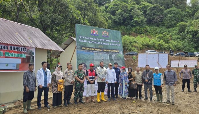 10 Huntap Warga Suku Tanjung Koto Tuo Mulai Dibangun