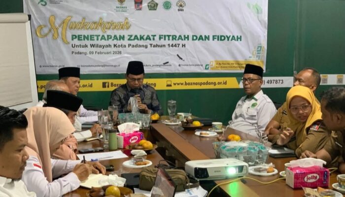 Baznas Padang Tetapkan Besaran Zakat Fitrah dan Fidyah Ramadan 1447 H