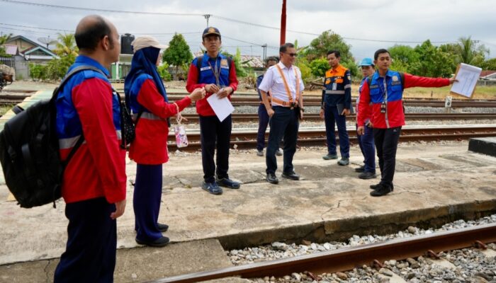 KAI Sumbar Lakukan Inspeksi Keselamatan Pastikan Layanan Prima