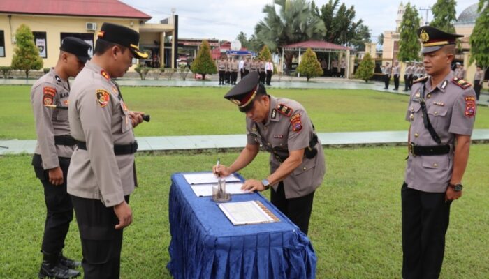 Kapolres Pasbar Sertijab Kapolsek Kinali, Dijabat AKP Fery Yuzaldi