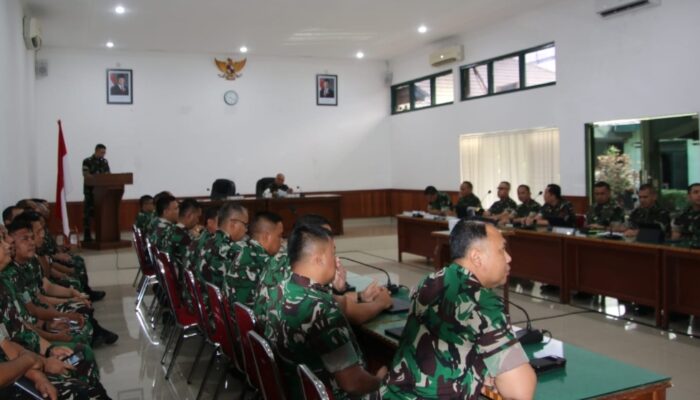 Audit Kinerja Itjenad 2026 Dimulai di Kodam IBB, Pangdam Hadiri Taklimat Awal