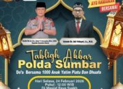 Polda Gelar Tabligh Akbar dan Doa Bersama Ustadz Adi Hidayat di Masjid Raya