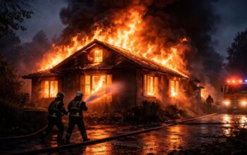 Kebakaran Pagi Hari di Kuranji Padang, Satu Rumah Hangus Kerugian Capai Rp100 Juta
