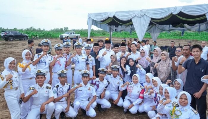 Pembangunan Relokasi SMKN 1 Sasak Ranah Pasisie Pasbar Dimulai