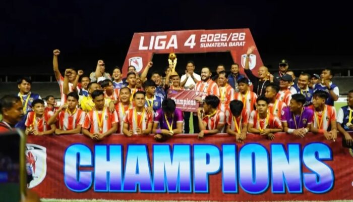 PSP Padang Juara Liga 4 Sumbar Usai Tumbangkan PSPP 3-2 Lewat Laga Dramatis