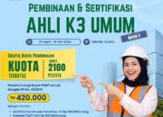 Siap-siap! Kemnaker Buka Lagi Pembinaan K3 Gratis untuk 2.100 Peserta