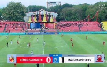 Kalah 0-1 Menjamu Madura United, Kabau Sirah Sulit Bertahan di Liga l