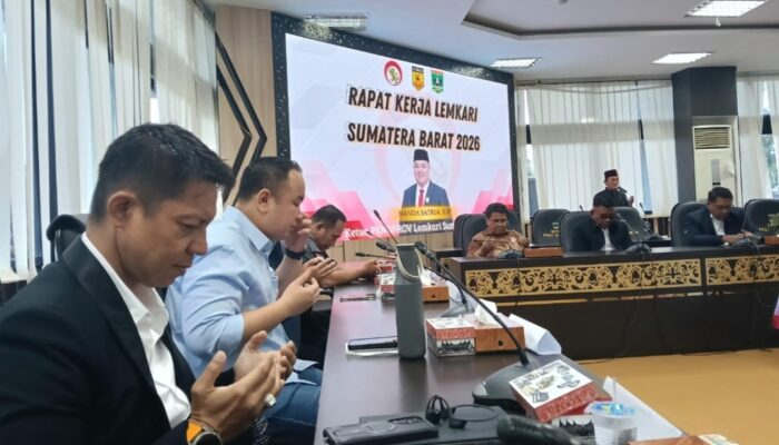 Raker Lemkari Sumbar di DPRD, Fokus Perkuat Tata Kelola dan Prestasi Atlet