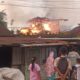 Gudang Rumah di Banuaran Padang Terbakar, Api Muncul dari Lantai Dua