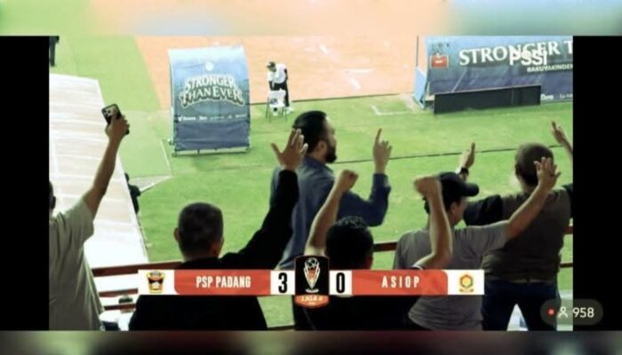 Disaksikan Wako, PSP Padang Tumbangkan Asiop 3-0 di Bantul