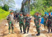 Wadanpusterad ke- Mentawai Pastikan Program Karya Bakti TNI AD Sesuai Target