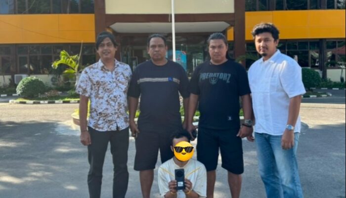 Tim Klewang Padang Tangkap Pencuri HP Garin Masjid di Pauh