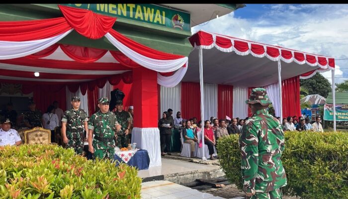 Serahkan Hasil Kerja Danpusterad Tutup Bakti TNI AD untuk Rakyat di Mentawai