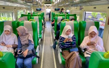 Selama Liburan, KAI Sumbar Layani Hampir 150 Ribu Penumpang
