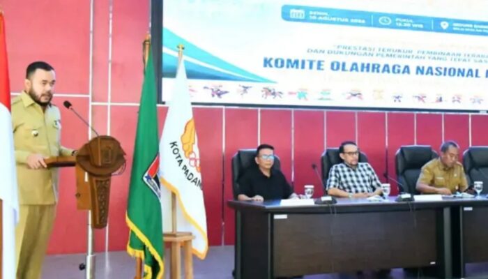Wako Padang: Rp38 Miliar untuk Porprov Sumbar XVI, Bonus Atlet Rp23 Miliar