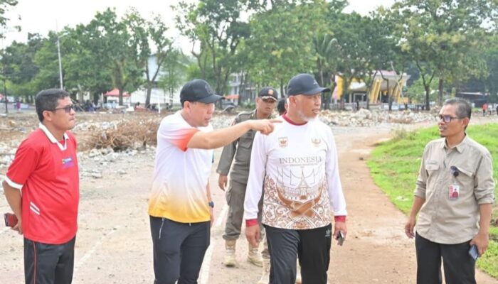 Gubernur Minta Rekonstruksi GOR Agus Salim Berjalan Sesuai Perencanaan
