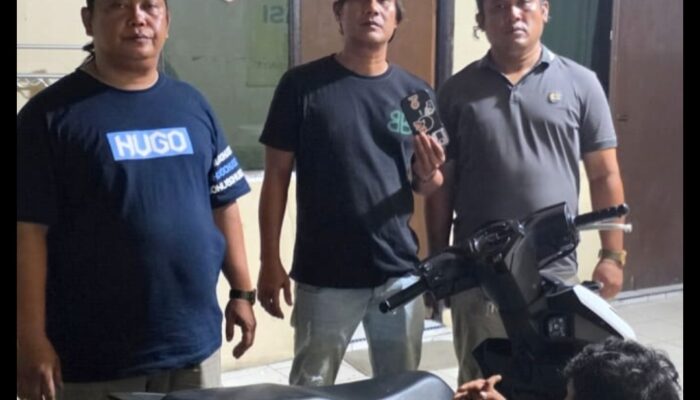 Polsek Padang Utara Tangkap Terduga AM Pelaku Curanmor