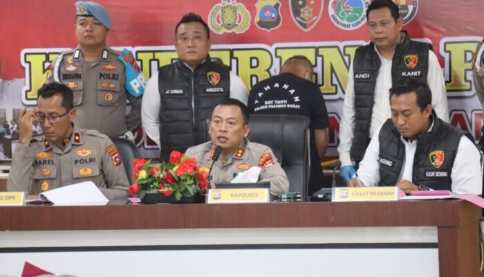 Polres Pasbar Ungkap Kasus Pembunuhan Ibu dan Nenek Kandung di Sungai Aur