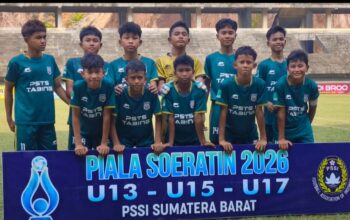 Final Piala Soeratin U-13 Sumbar 2026: PSTS Tabing Optimis Rebut Gelar Juara