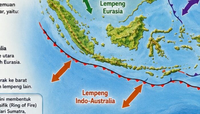 Lempeng Raksasa Penyebab Indonesia Rawan Gempa: Eurasia, Indo-Australia dan Pasifik