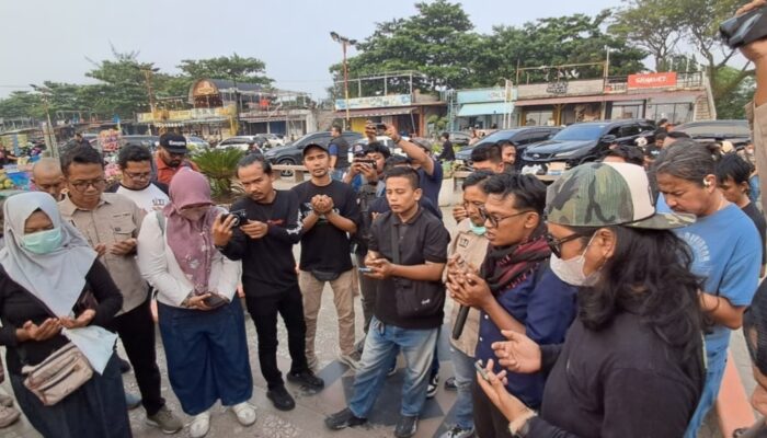Wartawan Sumbar Kirim Doa Buat Jurnalis Hilang Di Perairan Selat Sunda