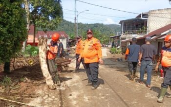 BPBD Padang Turunkan 12 Personel Bantu Banjir Bandang di Solok