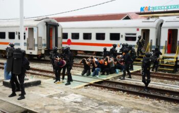 KAI dan Polda Sumbar Kolaborasi Hadapi Potensi Ancaman Terorisme