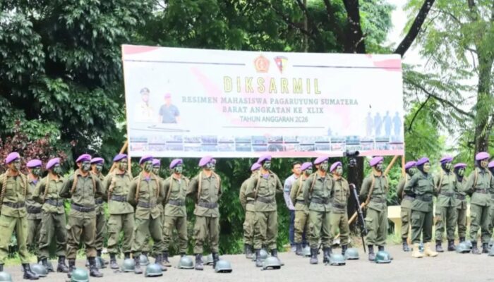 Fadly Amran Depan Diksarmil Menwa Pagaruyung Tekankan Kebangsaan